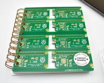 Circuit Board A6 Notebook - Father’s Day Gift- Computer Geek Gift - Green Notebook - Tech Accessories - Sustainable Gifts - Travel Accessory