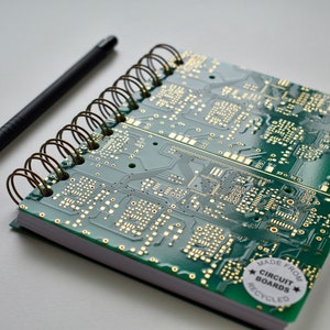 Circuit Board A6 Notebook - Geeky Christmas Gift - Xmas Stocking Filler - Holiday Gift for Him - Secret Santa - Tech Accessory