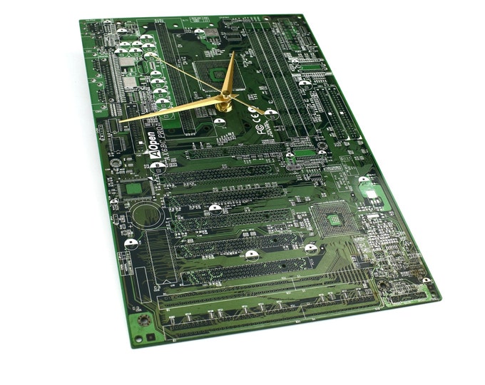 Circuit Board Wall Clock - Computer Geek Gifts - Tech Gift - Software ...