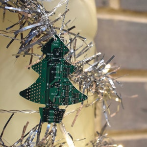 Circuit Board Christmas Tree Decoration Geeky Christmas Gifts Sustainable Gifts Computer Geek Gifts Stocking Fillers Secret Santa image 7