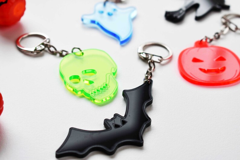 Spooky Halloween Keychains Halloween Party Halloween Gifts Etsy