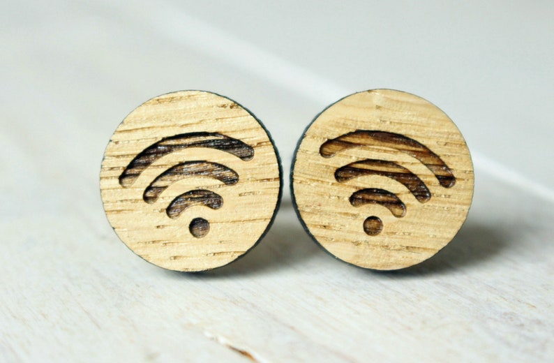 Computer programmer wedding cufflinks, Engraved wood cufflinks for Groom, Groomsmen custom cufflinks, Connection wooden laser cut gifts image 7