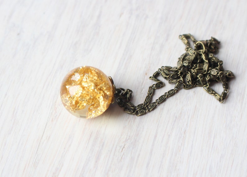Gold flakes sun resin necklace Resin you are my sunshine jewelry Breath of the wild mother in law expecting mom gift for mama