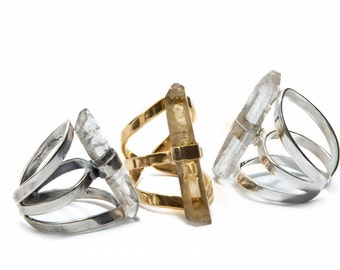 Sidney Ring with Crystal
