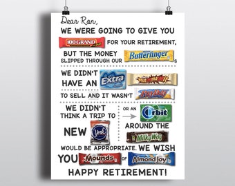 Welcome Home Candy Bar Poster