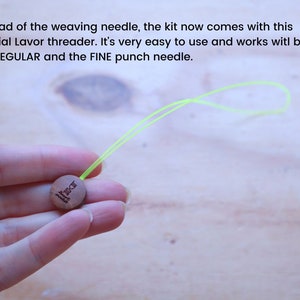 XXL punch needle kit with a tutorial on YouTube complete Lavor punch needle set included image 4