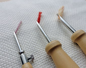 Jeu Complet D'Aiguilles à Poinçonner Lavor - 5 Tailles : 2mm, 2.5mm, 3mm, 4mm, 5.5mm - Pour Loisirs Créatifs