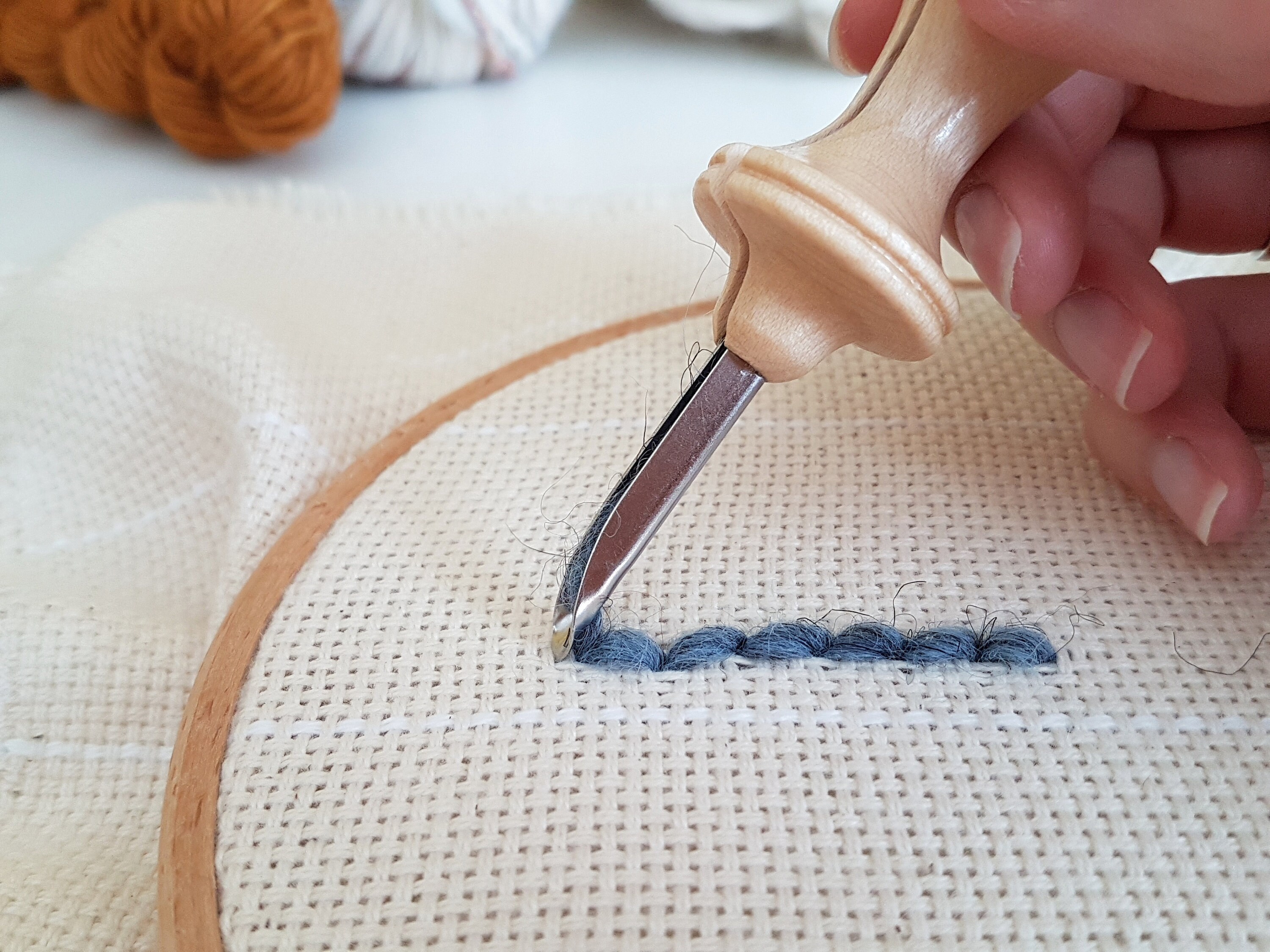 How to use the Oxford punch needle punch needle tutorial Etsy