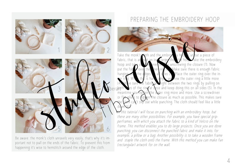 How to use the Oxford punch needle punch needle tutorial Etsy