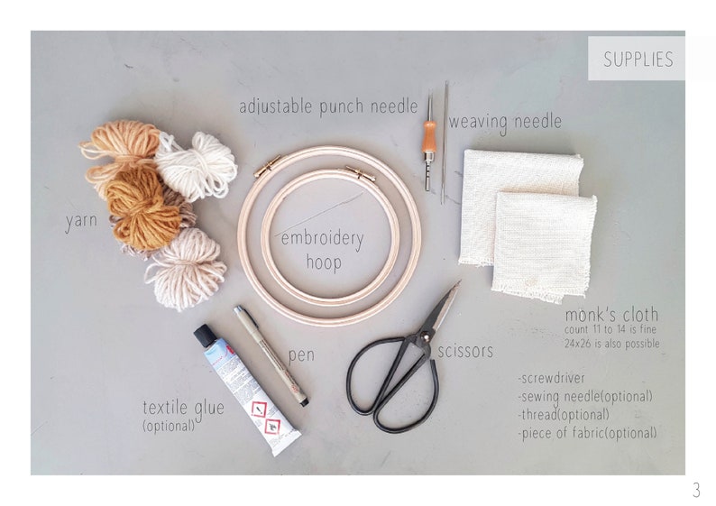 How to Use an Adjustable Punch Needle Punch Needle Tutorial Etsy