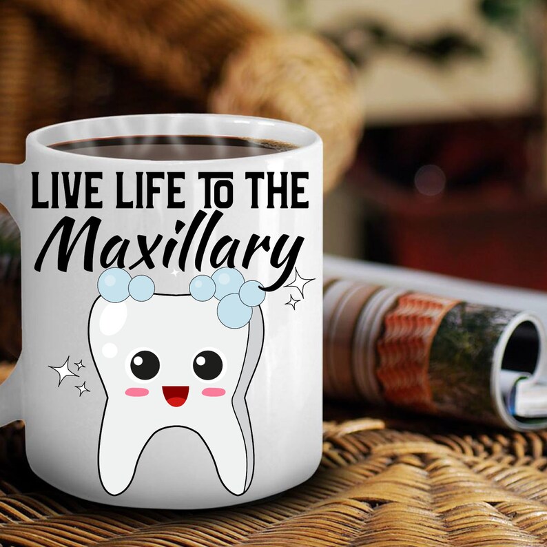 Molar Tooth Mug Dental Assistant Mug Etsy