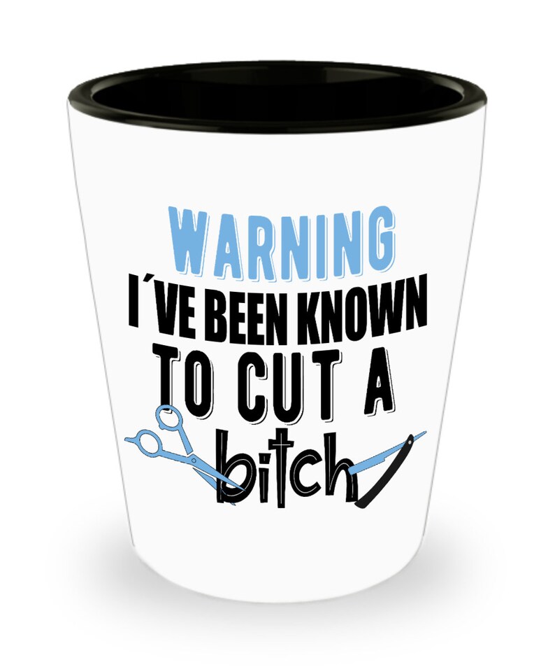 Hairdresser Funny Shot Glasses Set Gift for Hair Salon Etsy