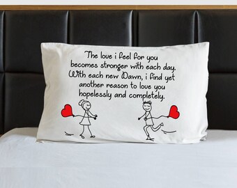 Couples Romantic Gifts, Anniversary Gifts, Valentines Day Gift Ideas, For Her, For Him, Dating Gifts, Love Pillows, Spouse Gift, Girlfriend