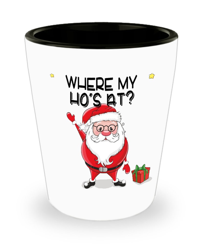 Funny Shot Glasses Christmas Shot Glasses Set White Etsy