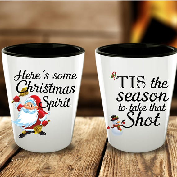 Best White Elephant Gifts Under 25 Christmas Shot Glass Set of 2