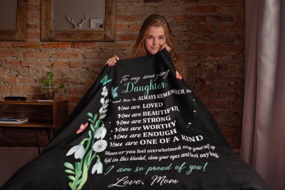 Mom Gifts, To My Mom Blanket, Mom Gift From Daughter, Everything I Am
