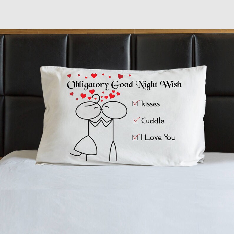 Girlfriend Gift Pillowcase Anniversary Romantic Gifts for Her Couples