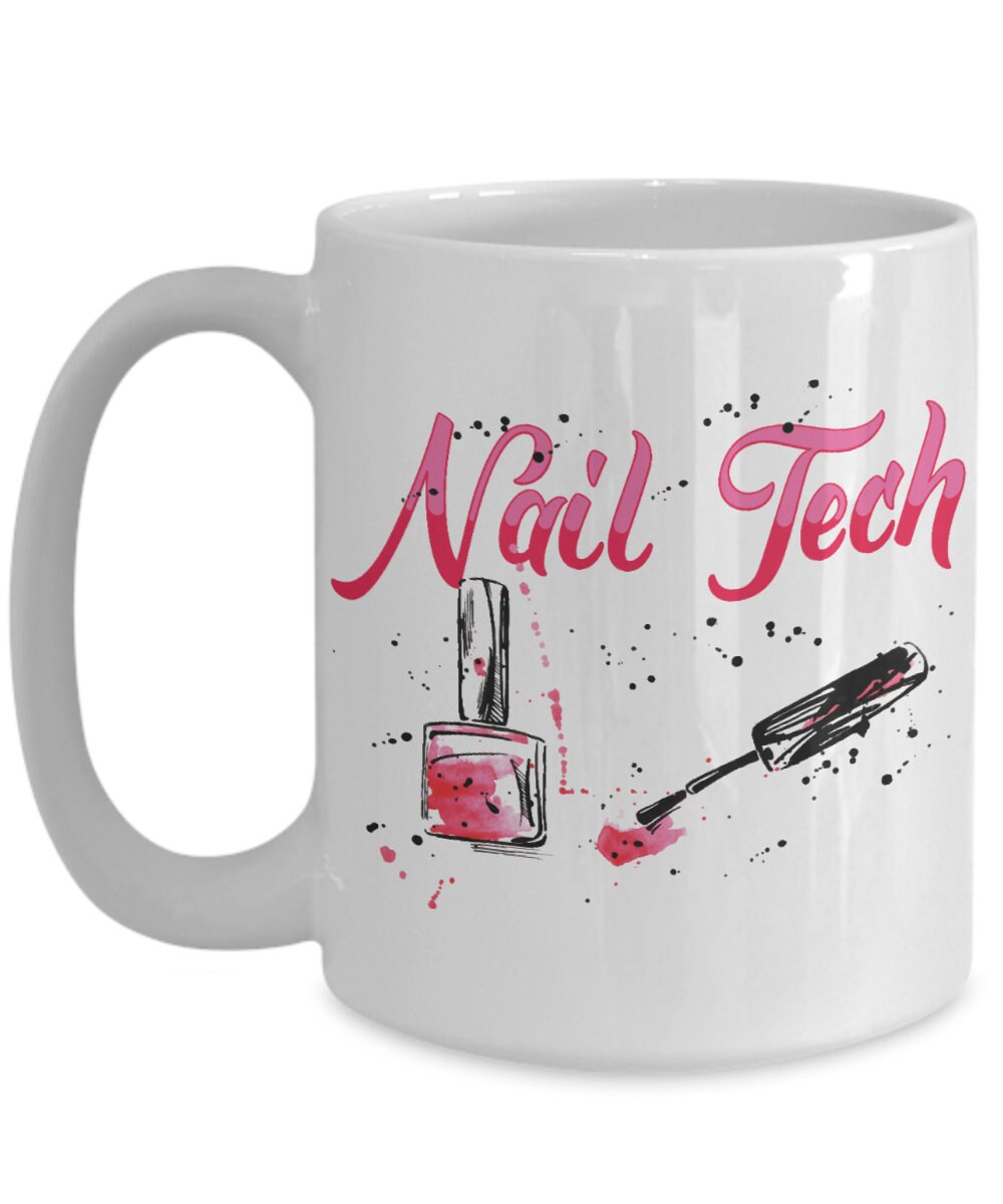 Nail Tech Gift Technician Mug Gift for Manicurist Nail Salon | Etsy