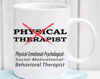 Physical Therapist Physiotherapist Physical Therapy Funny Gift for Men or Women for him for Her Present for Graduation Birthday Christmas