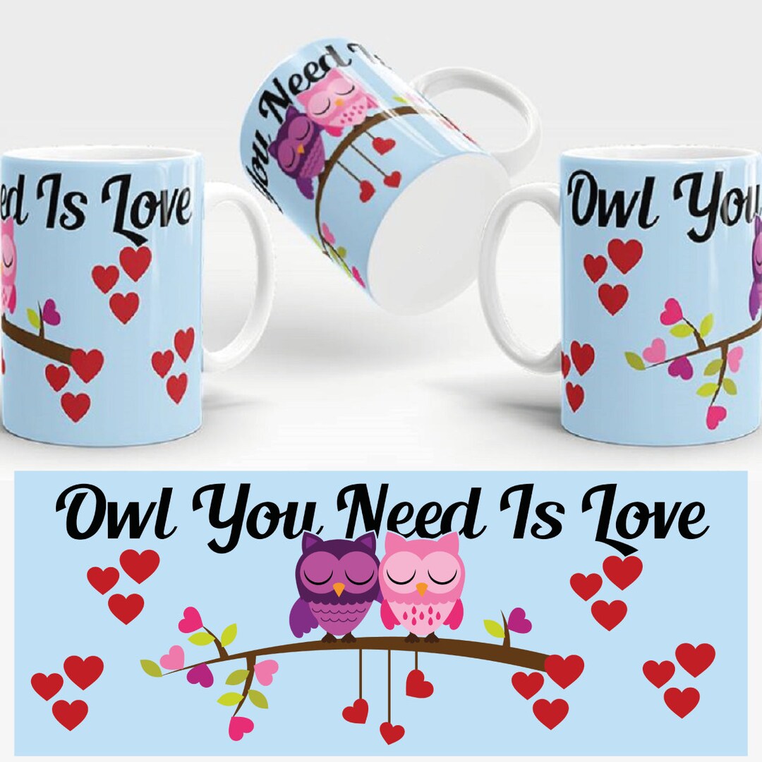 Búho regalos búhos divertido romántico taza parejas regalos Etsy España