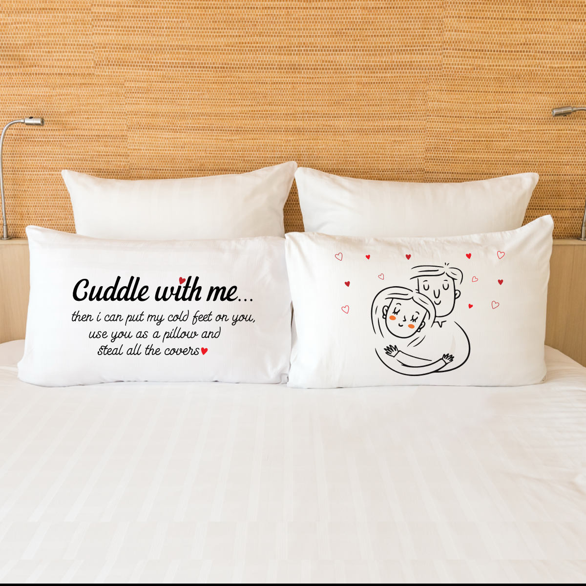 his hers pillowcases