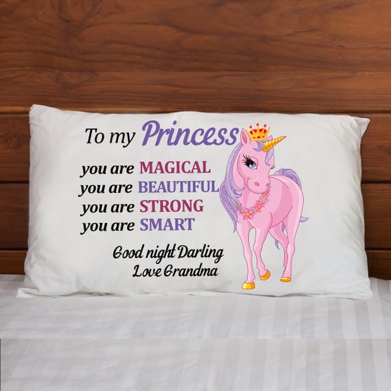 Granddaughter Gift Unicorn Pillowcase From Grandma Gifts for My  Granddaughters Grandmother and Granddaughter Love Unicorn Gifts 