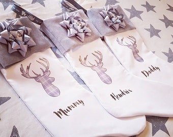 Medias navideñas personalizadas