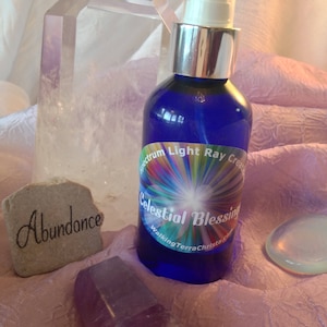 CELESTIAL BLESSINGS Healing Spray Crystal Infused High Vibrational Spray with Essential Oils, Meditation, Mt. Shasta (4 oz. bottle)