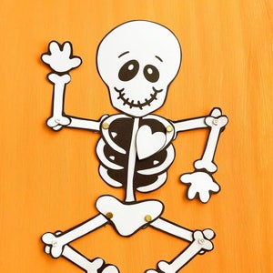 Halloween Tanzendes Skelett Handwerk / Aktivität