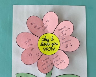 Mother’s Day Flower card craft