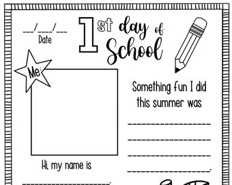 Back to school questionnaire