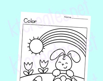 Easter/Spring Coloring Page