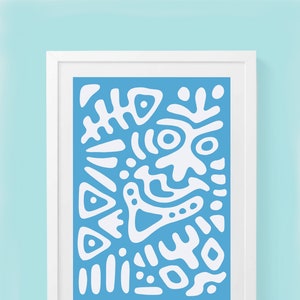 8x10 Kunstdruck “Tiki Toss”