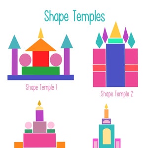 Shape Temples Activity