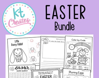 Easter Bundle- 8 different activities and worksheets!