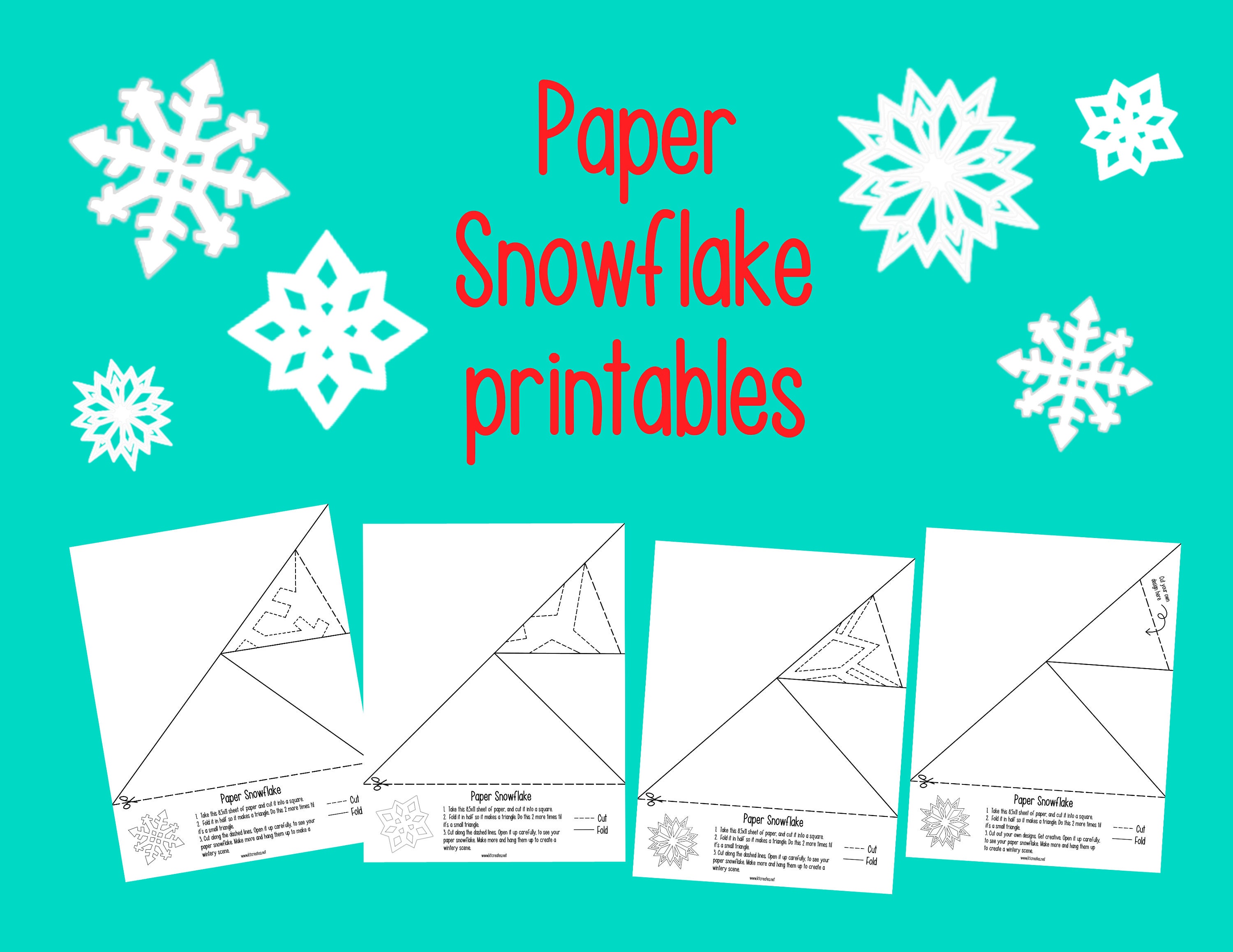 Paper Snowflake Patterns - Etsy