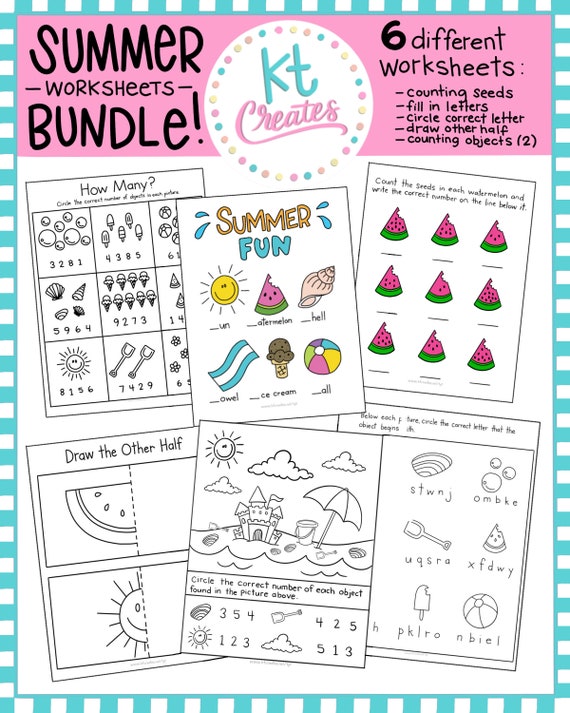 Summer Fun Bundle-Activities And Worksheets