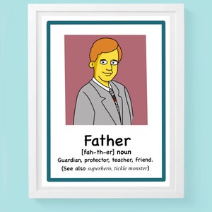 Regalo de caricatura para el Día del Padre