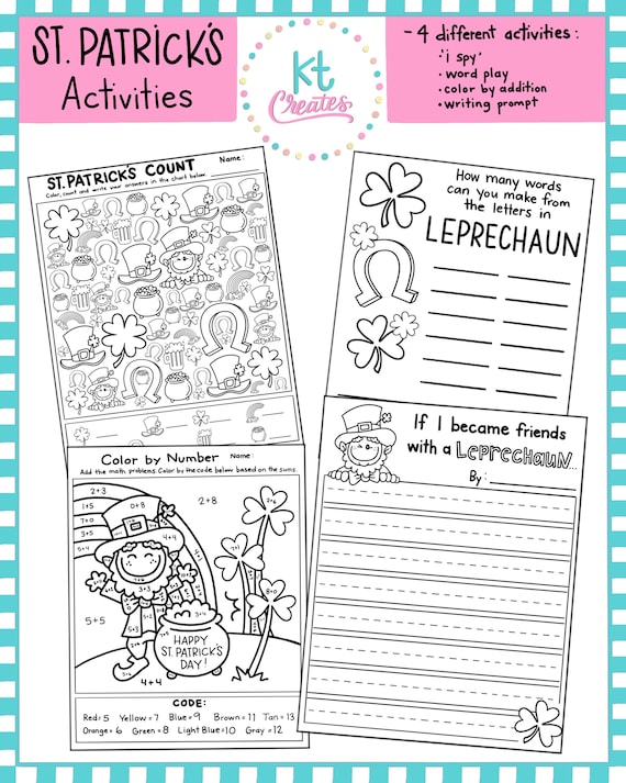 St. Patricks Day Activity Bundle
