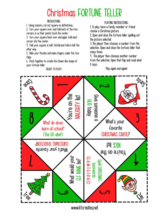 Christmas Fortune Teller Etsy christmas-fortune-teller-etsy