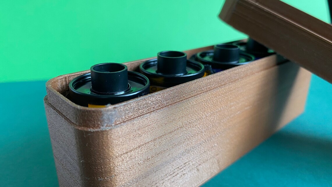 35mm Film Holder / Holds 5 35mm film canisters Etsy