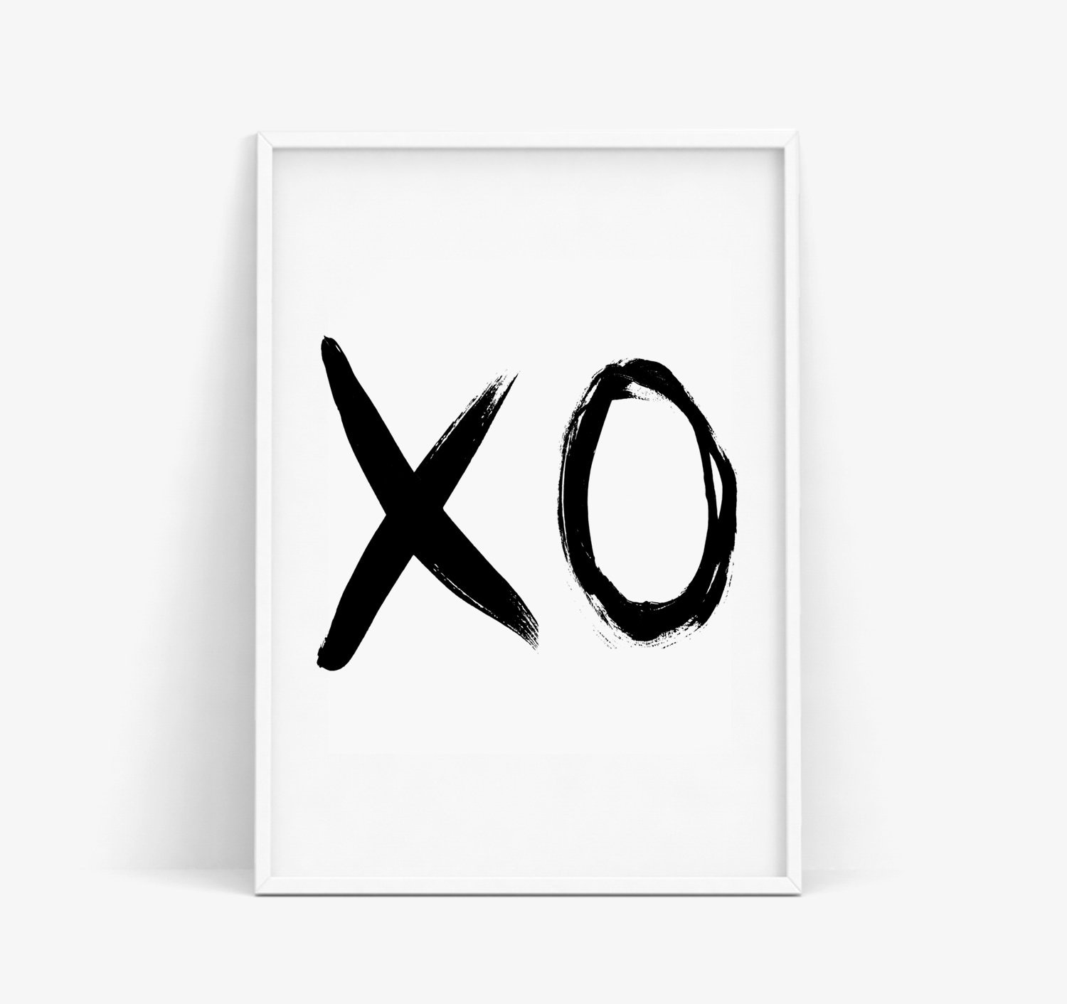 Xo print xo wall decor scandinavian art printable art typography poster printable wall art handwritten art instant download art