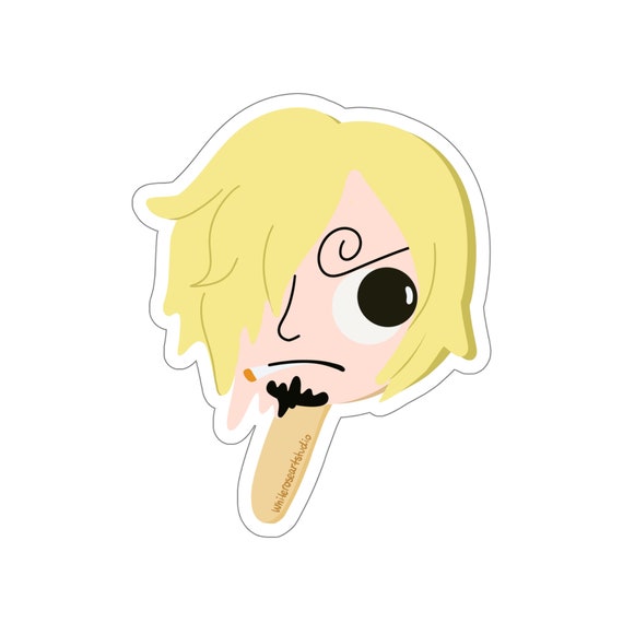Straw Pirate Hat Cook Popsicle Die-Cut Stickers