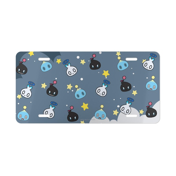 Hero Chao / Dark Chao / Chao Metal Vanity Plate- Sonic the Hedgehog, Gifts for Video Game Fans, Car Accessories, Gamer Gift