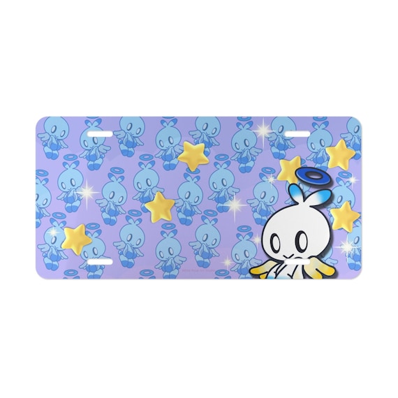 Hero Chao Metal Vanity Plate- Sonic the Hedgehog, Gifts for Video Game Fans, Car Accessories, Gamer Gift