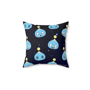 Chao from Sonic the Hedgehog Design 2 Faux Suede Square Pillow