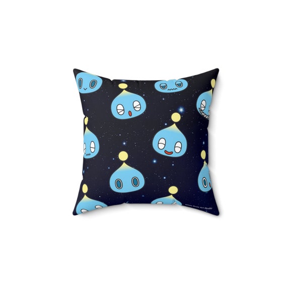 Chao from Sonic the Hedgehog Design 2 Faux Suede Square Pillow