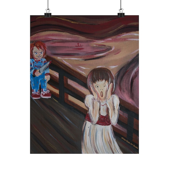 The Scream Series - Annabelle & Child's Play Premium Matte Poster