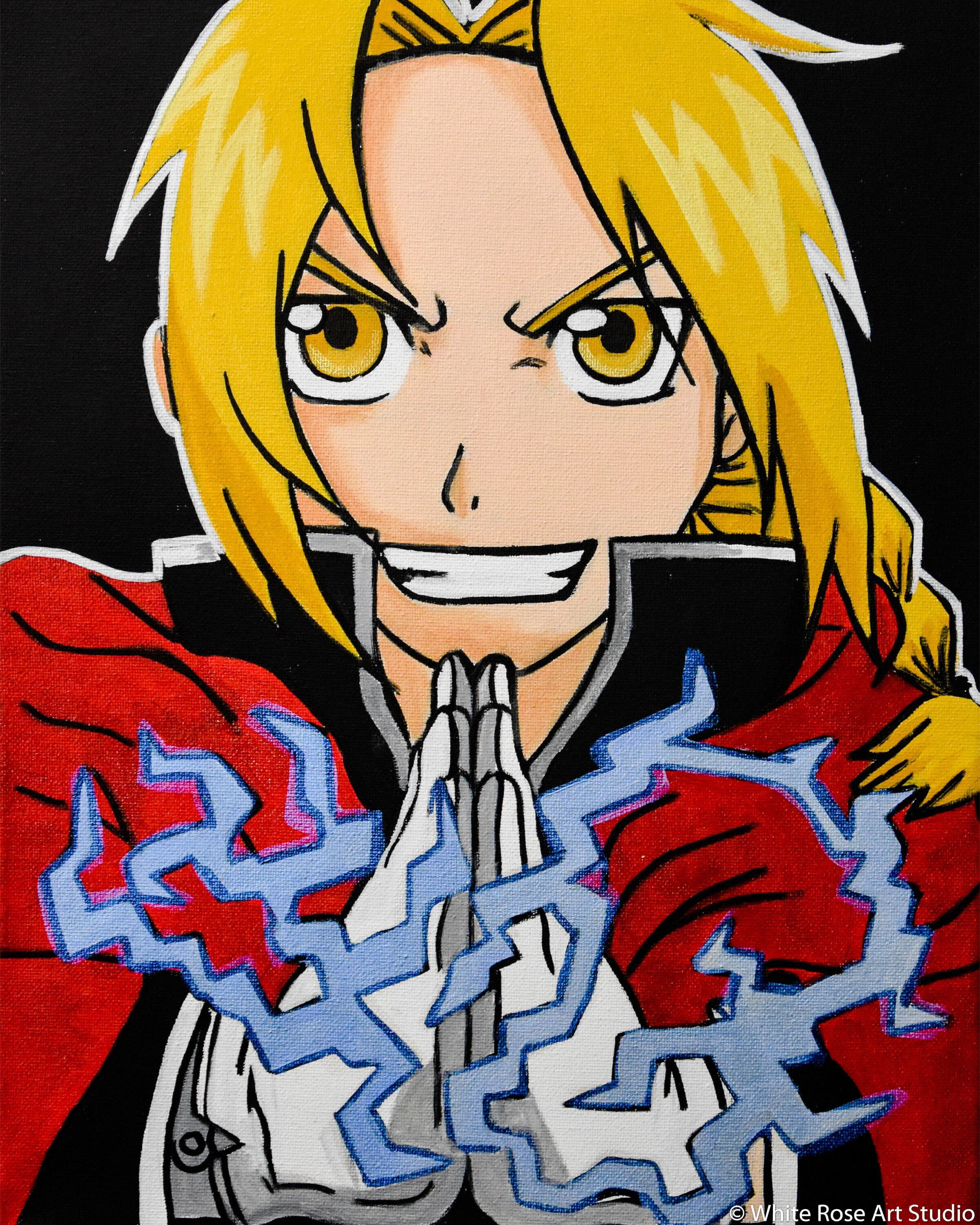 EDWARD ELRIC Fullmetal Alchemist Manga Anime Mandala 