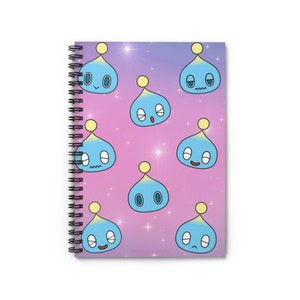 Chao from Sonic the Hedgehog Design 3 Spiral Notebook - Ruled Line